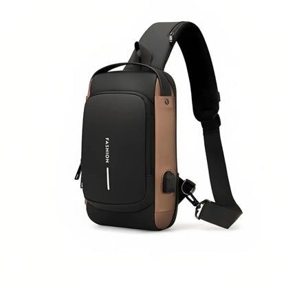 Seliore - Men’s Waterproof Anti-Theft Crossbody Bag with USB Charging Port
