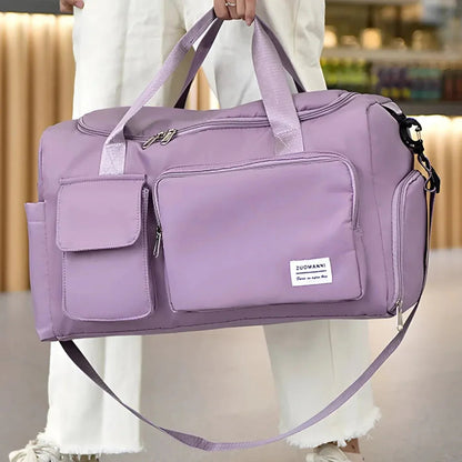 Seliore – Waterproof Weekend Bag with Shoe Compartment for Travel and Gym