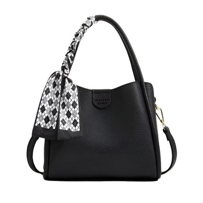 Seliore – Women’s Lychee Texture PU Leather Crossbody Handbag