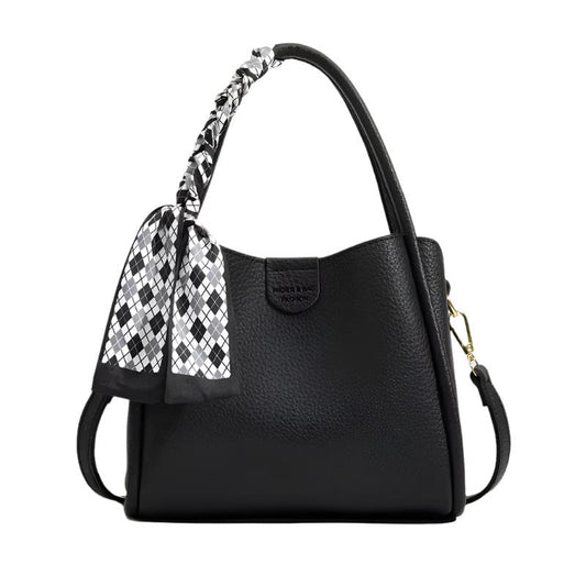 Seliore – Women’s Lychee Texture PU Leather Crossbody Handbag