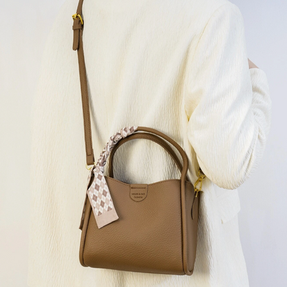 Seliore – Women’s Lychee Texture PU Leather Crossbody Handbag